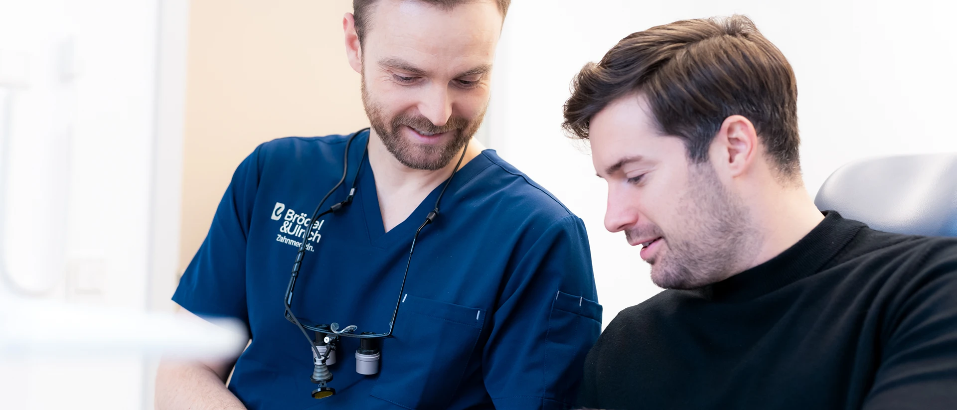 Persönliche Beratung eines Patienten